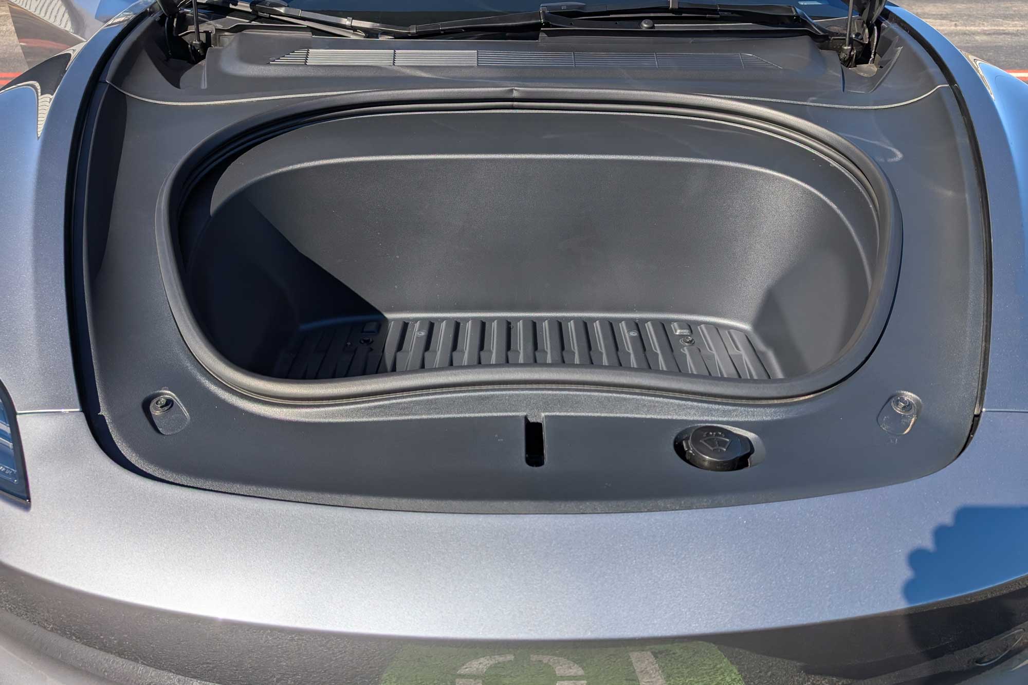 Frunk of Tesla Model 3