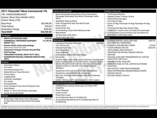 2011 Chevrolet Tahoe Commercial