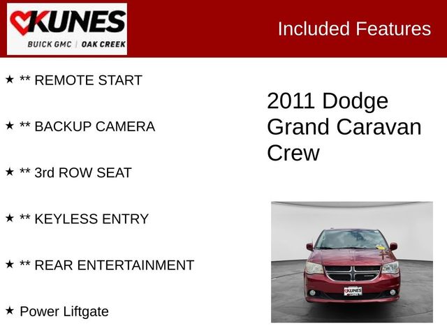 2011 Dodge Grand Caravan Crew