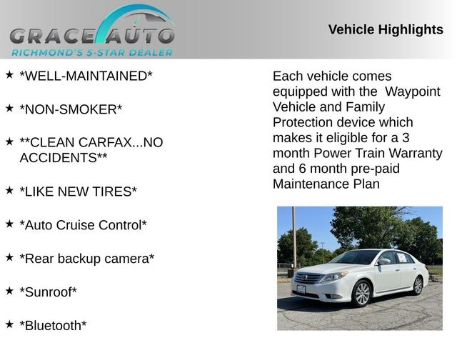 2011 Toyota Avalon Base