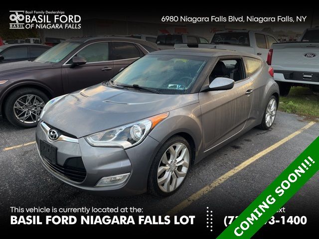 2012 Hyundai Veloster Black Interior