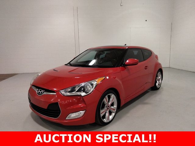 2012 Hyundai Veloster Red Interior