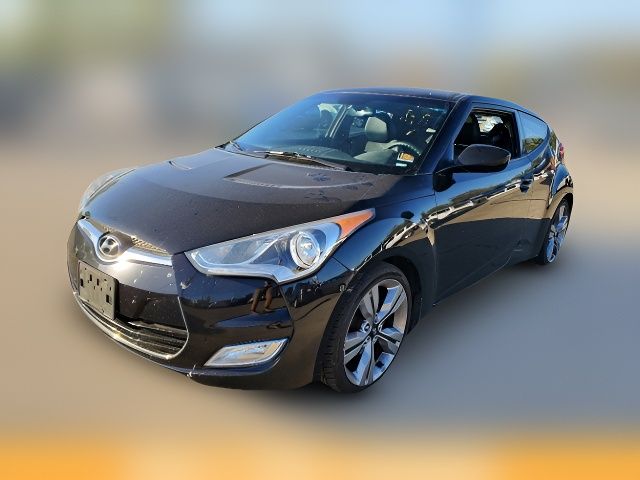 2012 Hyundai Veloster Black Interior