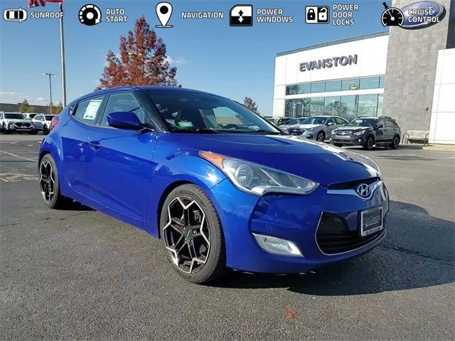 2012 Hyundai Veloster Black Interior