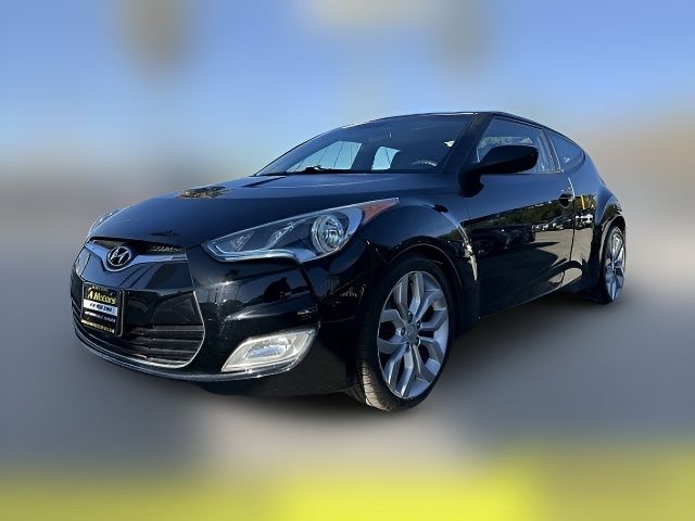 2012 Hyundai Veloster Black Interior