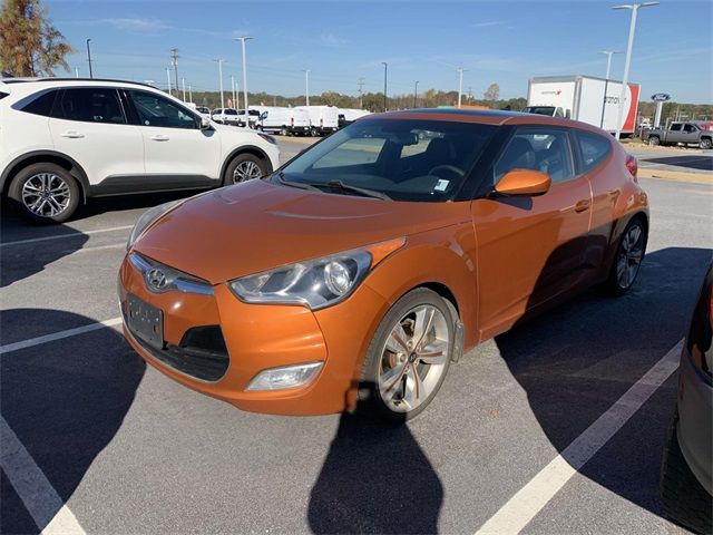 2012 Hyundai Veloster Black Interior