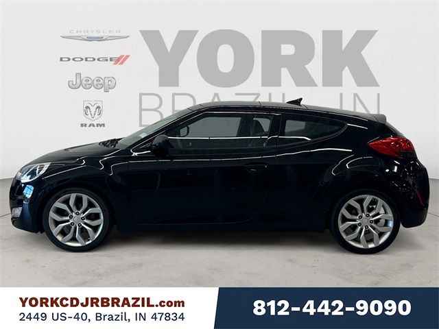 2012 Hyundai Veloster Black Interior