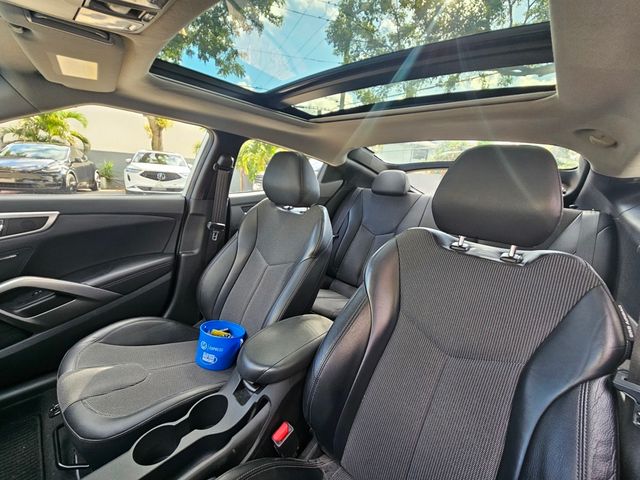 2012 Hyundai Veloster Black Interior