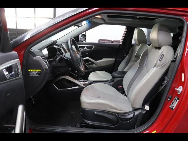 2012 Hyundai Veloster Gray Interior