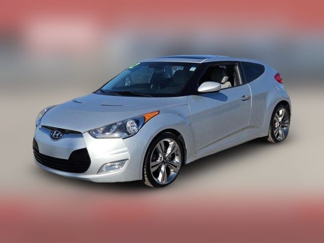 2012 Hyundai Veloster Gray Interior