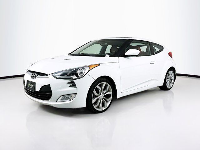 2012 Hyundai Veloster Red Interior