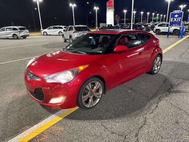 2012 Hyundai Veloster Red Interior