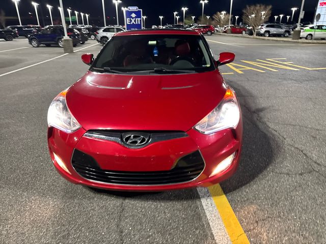 2012 Hyundai Veloster Red Interior