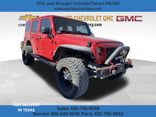 2012 Jeep Wrangler Unlimited Sahara