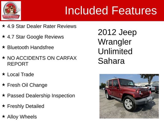 2012 Jeep Wrangler Unlimited Sahara