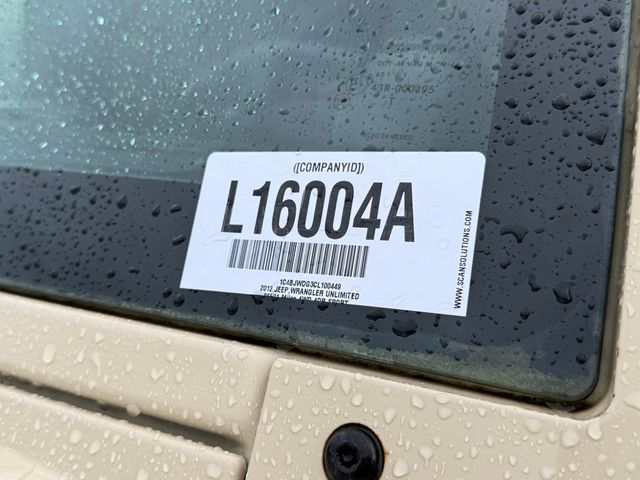 2012 Jeep Wrangler Unlimited Sport