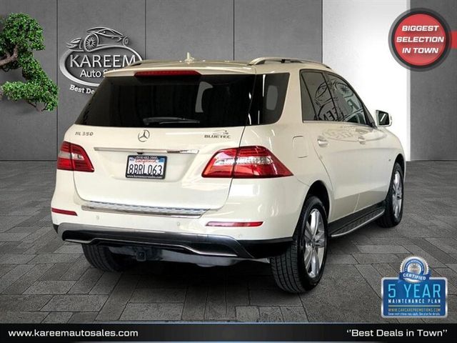 2012 Mercedes-Benz M-Class ML 350 Bluetec