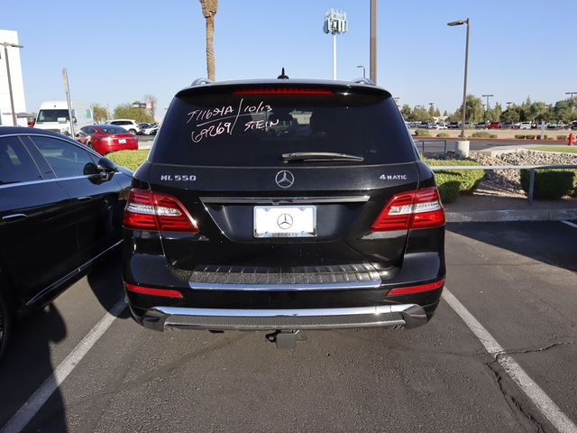 2012 Mercedes-Benz M-Class ML 550