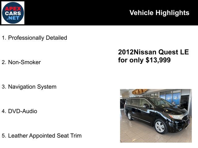 2012 Nissan Quest LE