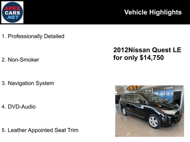 2012 Nissan Quest LE