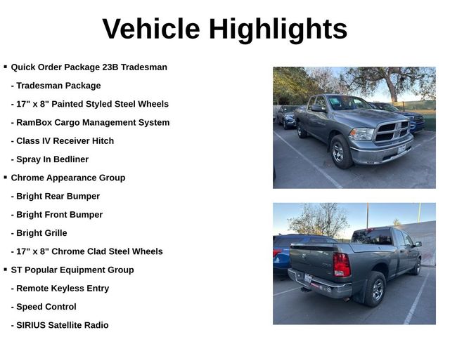 2012 Ram 1500 Tradesman