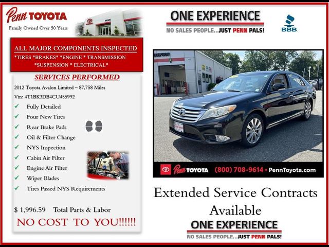 2012 Toyota Avalon Limited