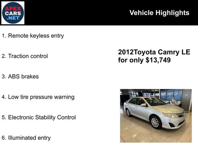 2012 Toyota Camry L