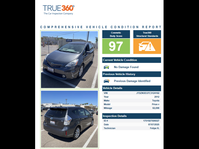 2012 Toyota Prius v Five