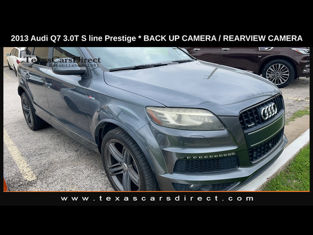 2013 Audi Q7 3.0T S Line Prestige