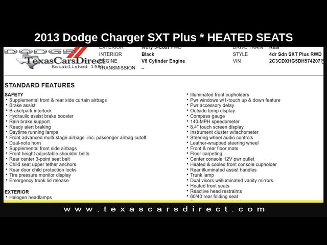 2013 Dodge Charger SXT Plus