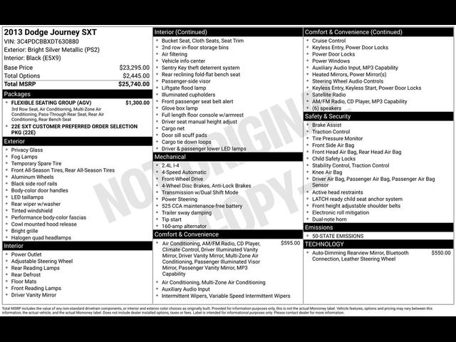 2013 Dodge Journey SXT
