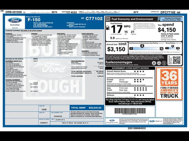 2013 Ford F-150 STX