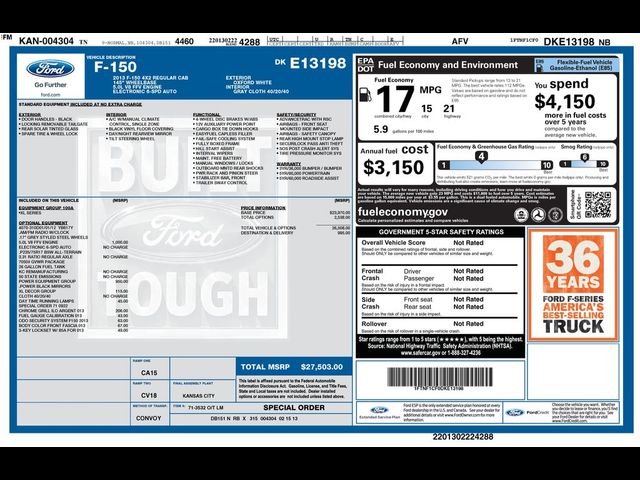 2013 Ford F-150 XL