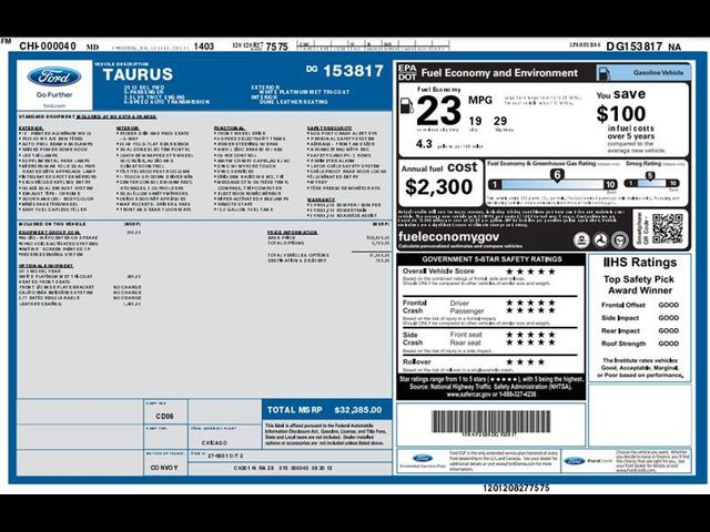 2013 Ford Taurus SEL