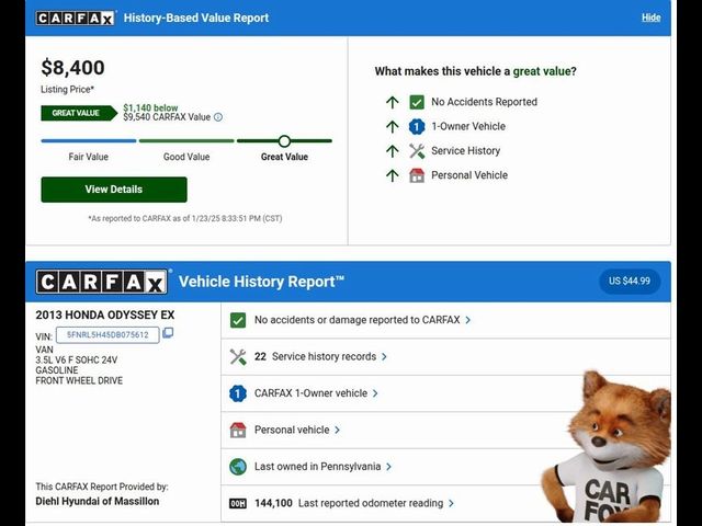 2013 Honda Odyssey EX