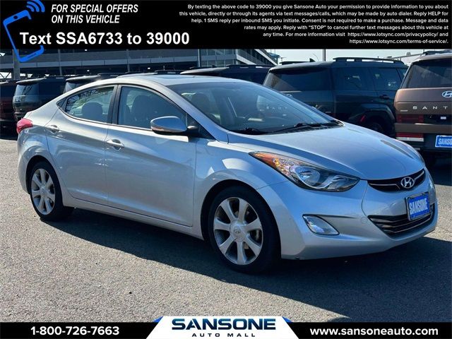 2013 Hyundai Elantra Limited PZEV