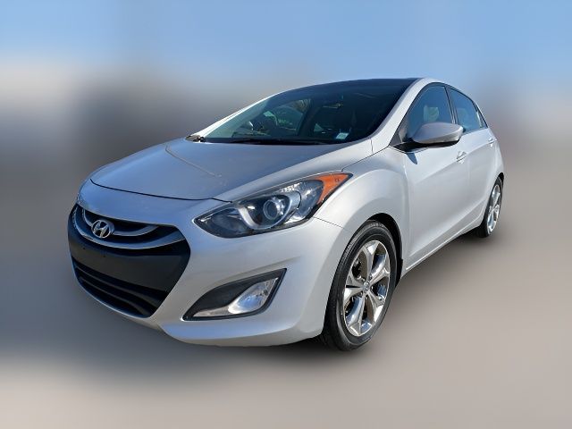 2013 Hyundai Elantra GT Blue Interior