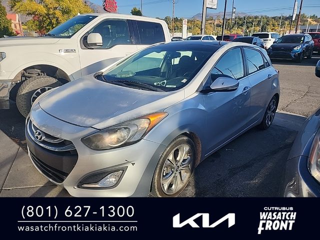 2013 Hyundai Elantra GT Blue Interior