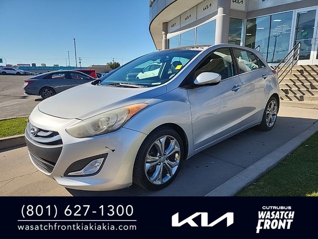 2013 Hyundai Elantra GT Blue Interior