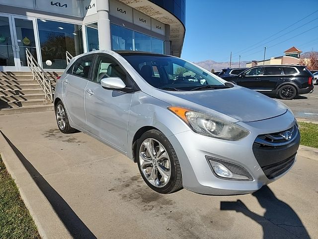 2013 Hyundai Elantra GT Blue Interior