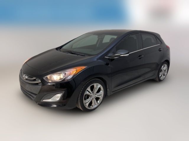 2013 Hyundai Elantra GT Blue Interior