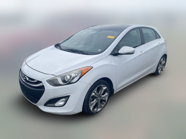 2013 Hyundai Elantra GT Blue Interior