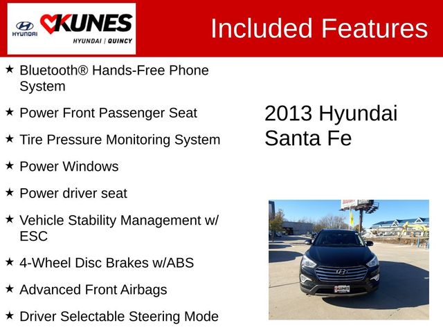 2013 Hyundai Santa Fe Limited Saddle Interior