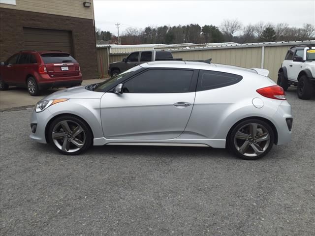 2013 Hyundai Veloster Turbo Blue Interior