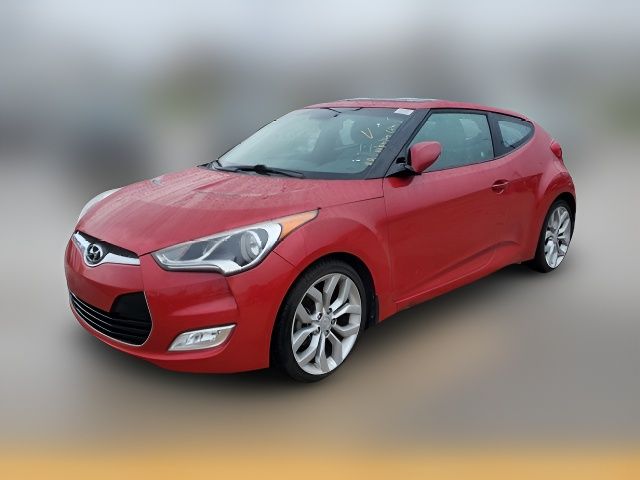 2013 Hyundai Veloster Gray Interior