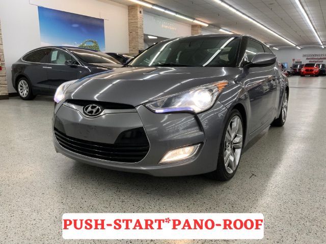 2013 Hyundai Veloster Black Interior