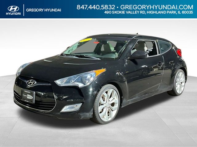 2013 Hyundai Veloster Gray Interior