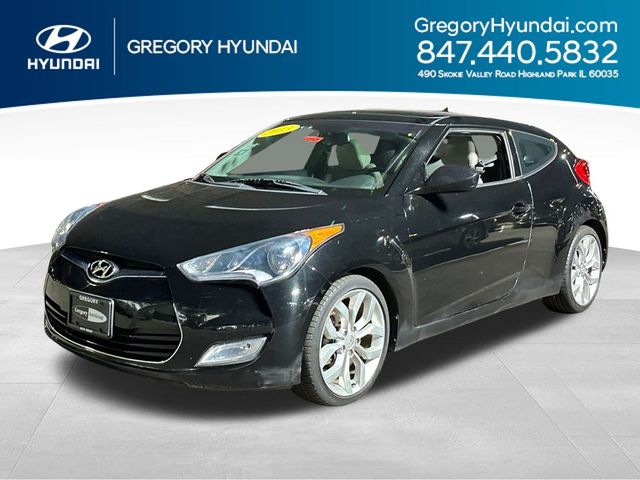 2013 Hyundai Veloster Gray Interior