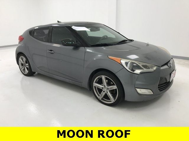 2013 Hyundai Veloster Black Interior