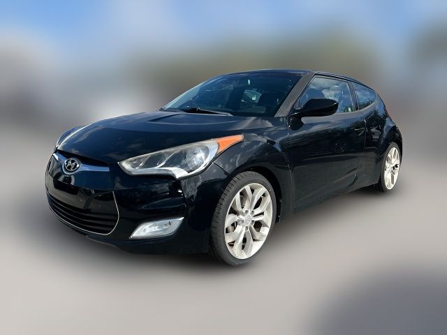 2013 Hyundai Veloster Black Interior